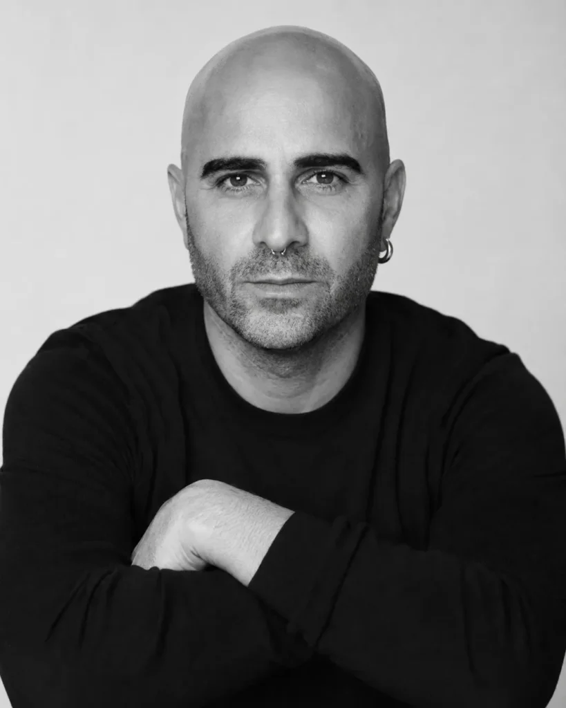 Ritratto in bianco e nero di Gianluca Spagnolo